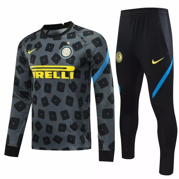 Chandal Inter Milan 2020 2021 Gris Negro